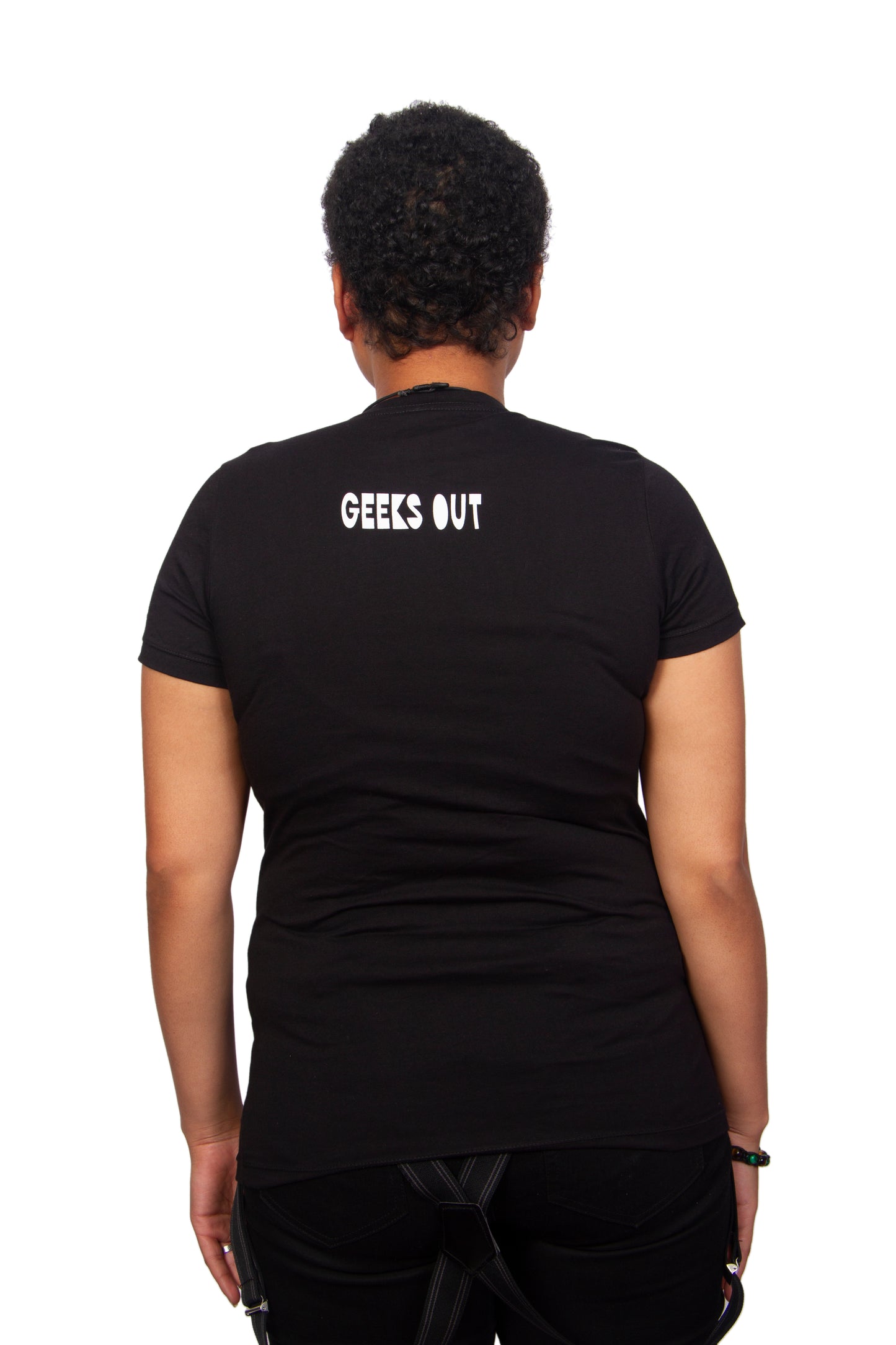 Strong Female Character Black T-shirt - Fitted Cut