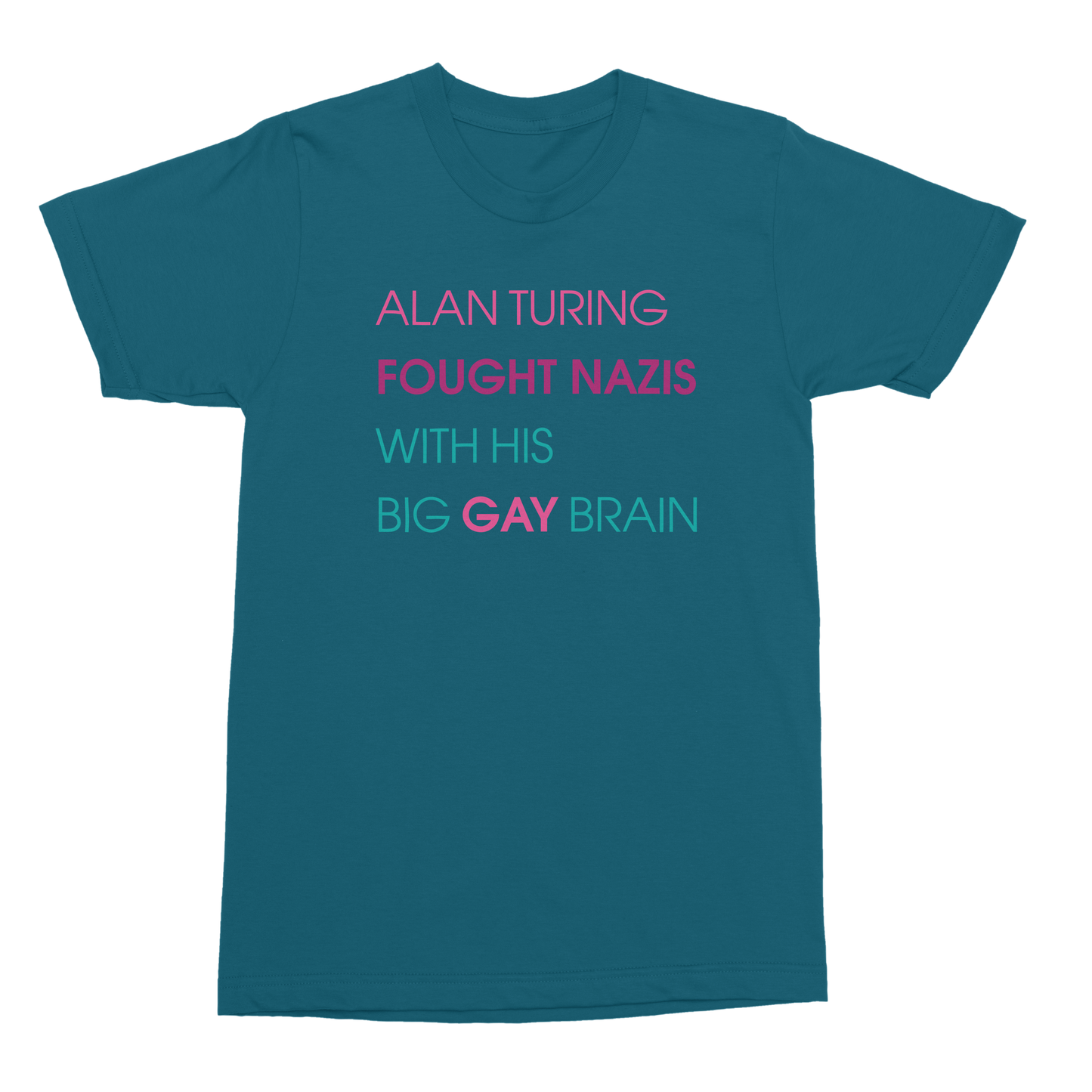 Alan Turing Big Gay Brain T-shirt