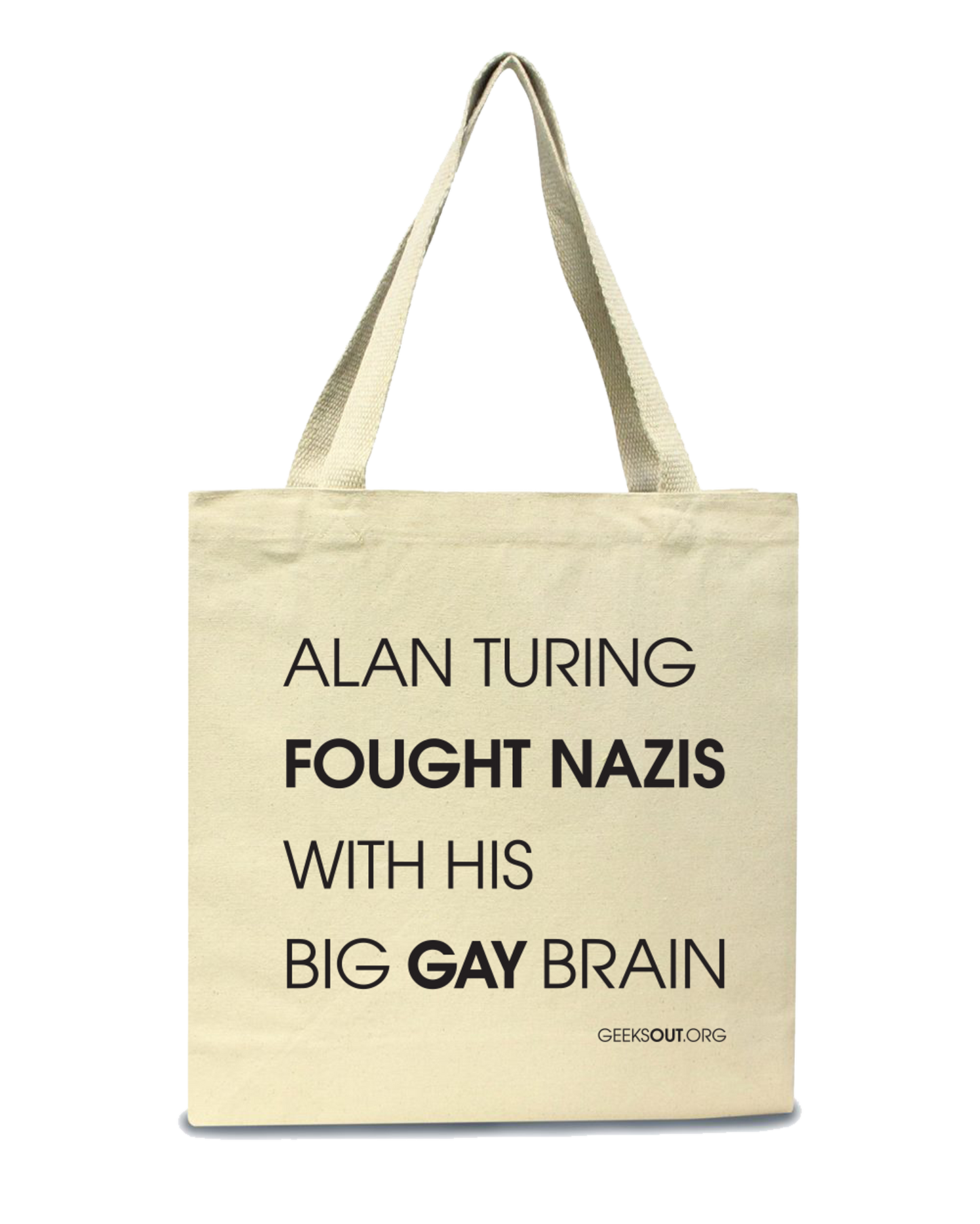 Alan Turing Big Gay Brain Tote