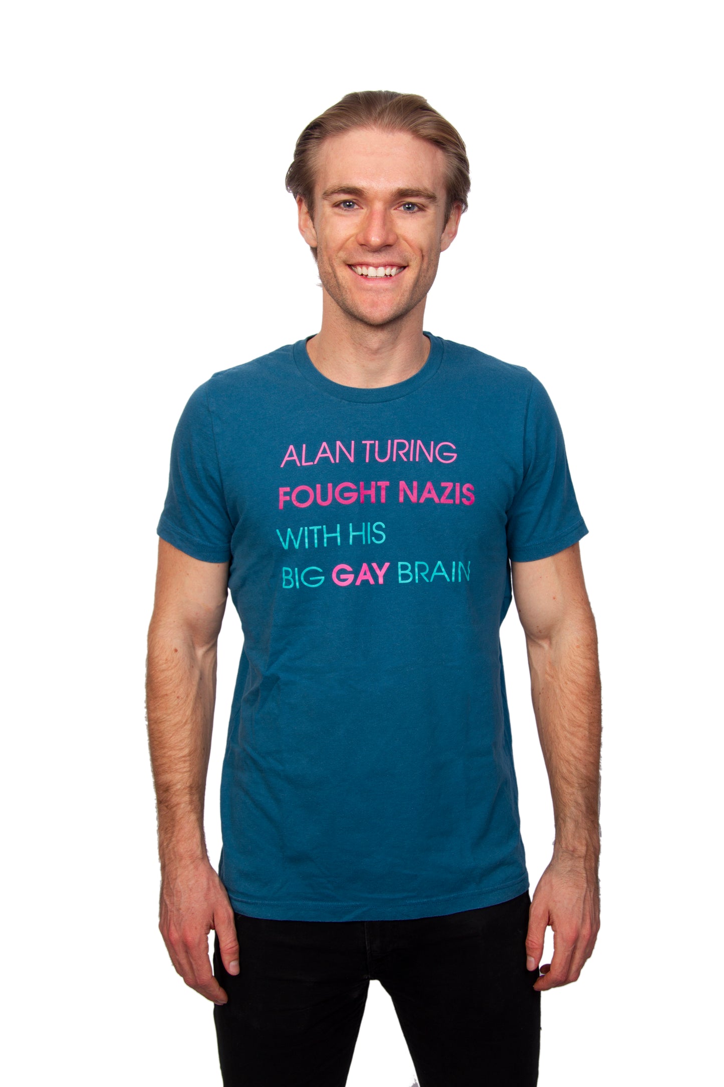 Alan Turing Big Gay Brain T-shirt