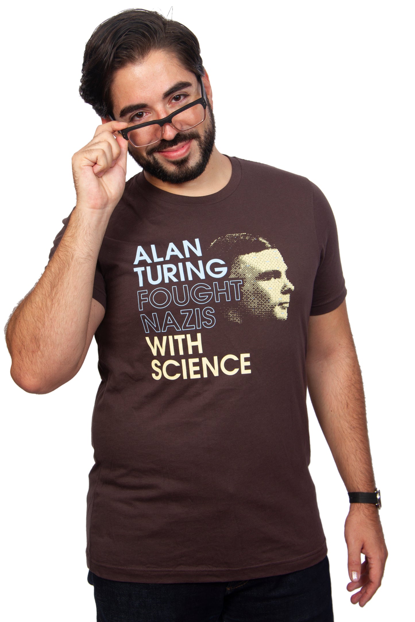 Alan Turing Fought Nazis With Science T-shirt