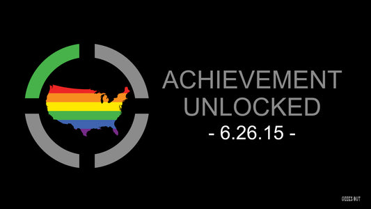 Marriage Equality: Achievement Unlocked (Zoom background)