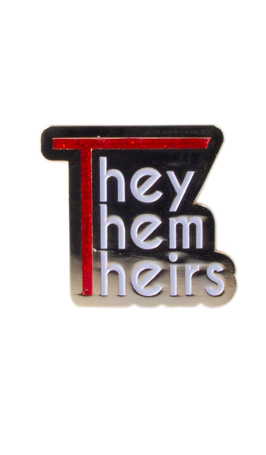 They/Them/Theirs Pronoun Pin