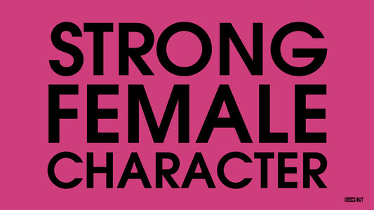 Strong Female Character, Pink (Zoom background)