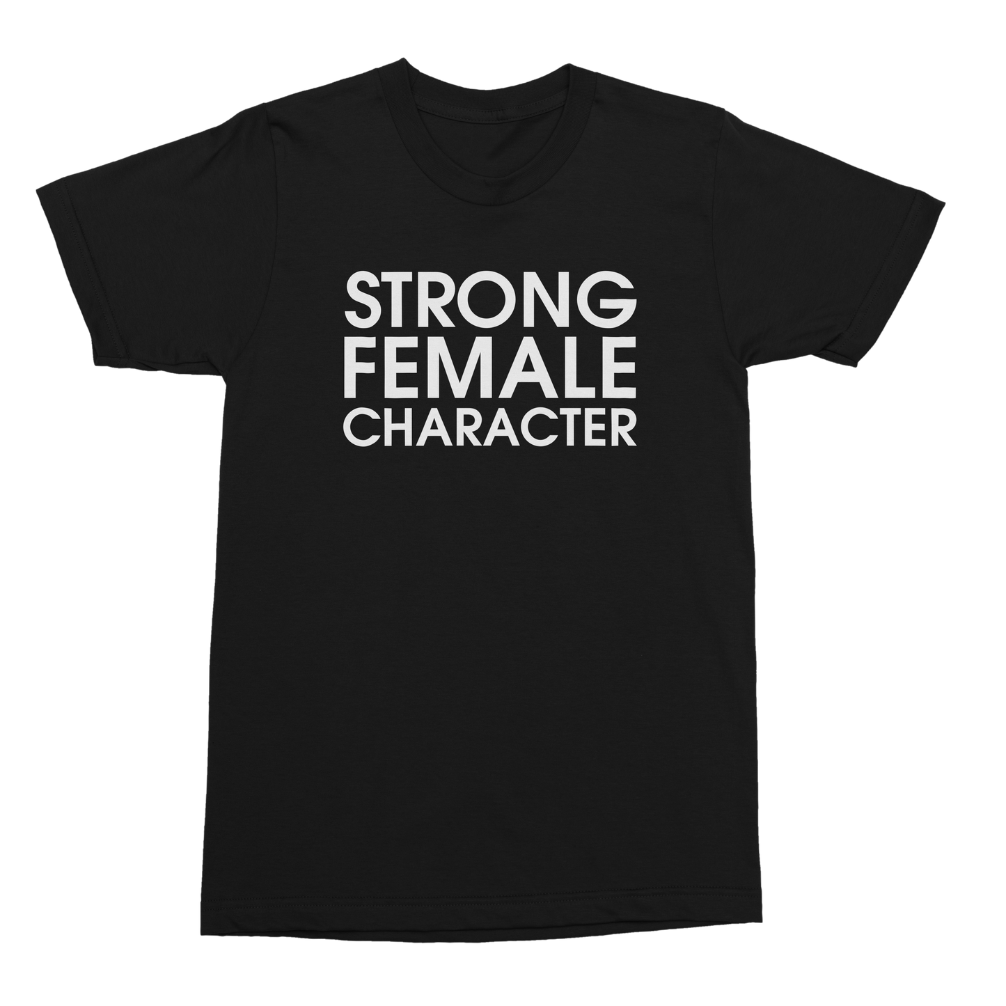 Strong Female Character Black T-shirt