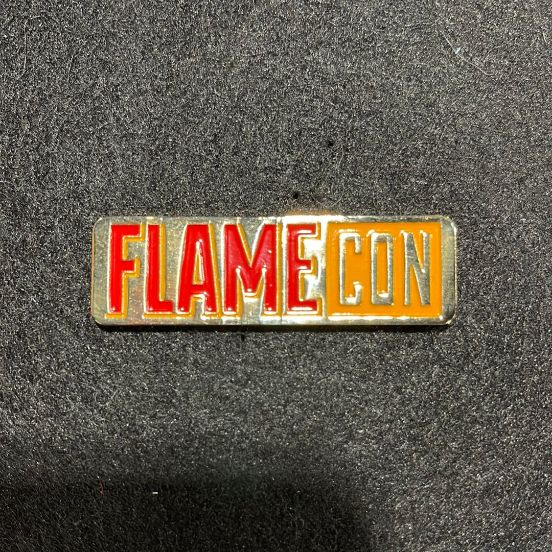 Flame Con Logo Pin